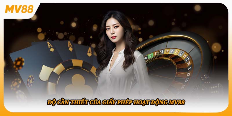 Độ cần thiết của giấy phép hoạt động mv88